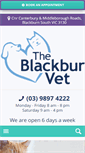 Mobile Screenshot of blackburnvet.com.au